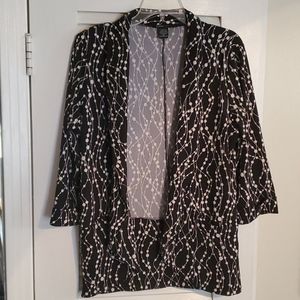 Drapey black and white Blazer